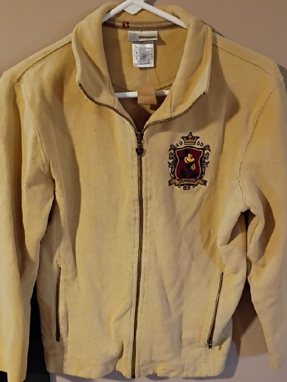 Corduroy Style Disney Mickey Zip Up